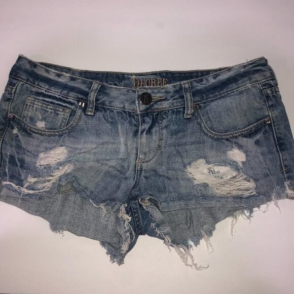 LADIES Decree jean shorts Size 7 - Picture 1 of 2